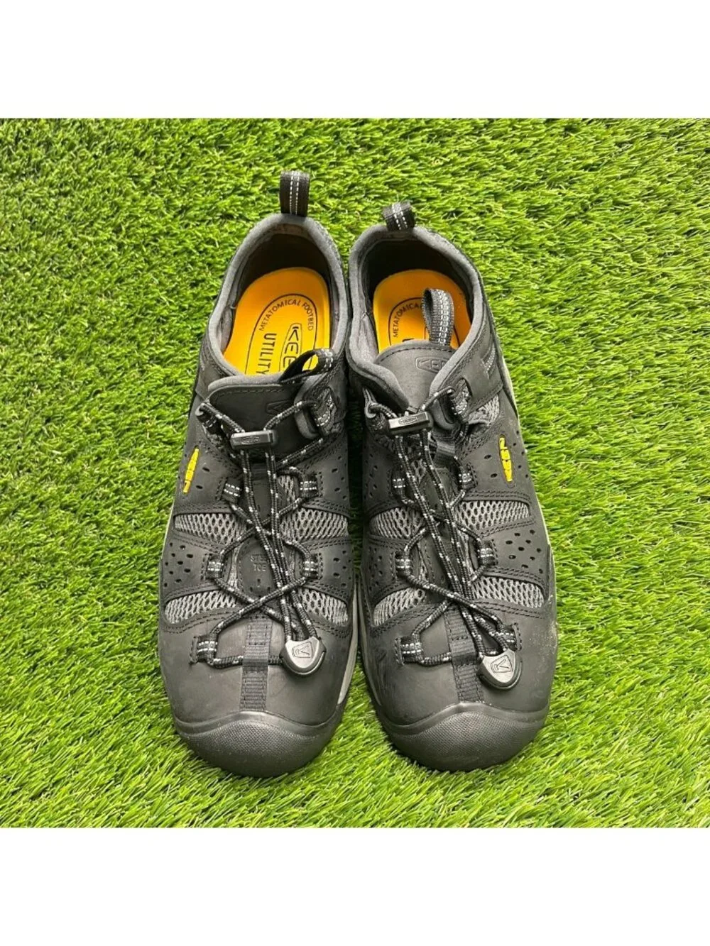 Keen Utility Atlanta Cool II Mens Size 11.5EE Black Steel Toe Safety Work Shoes